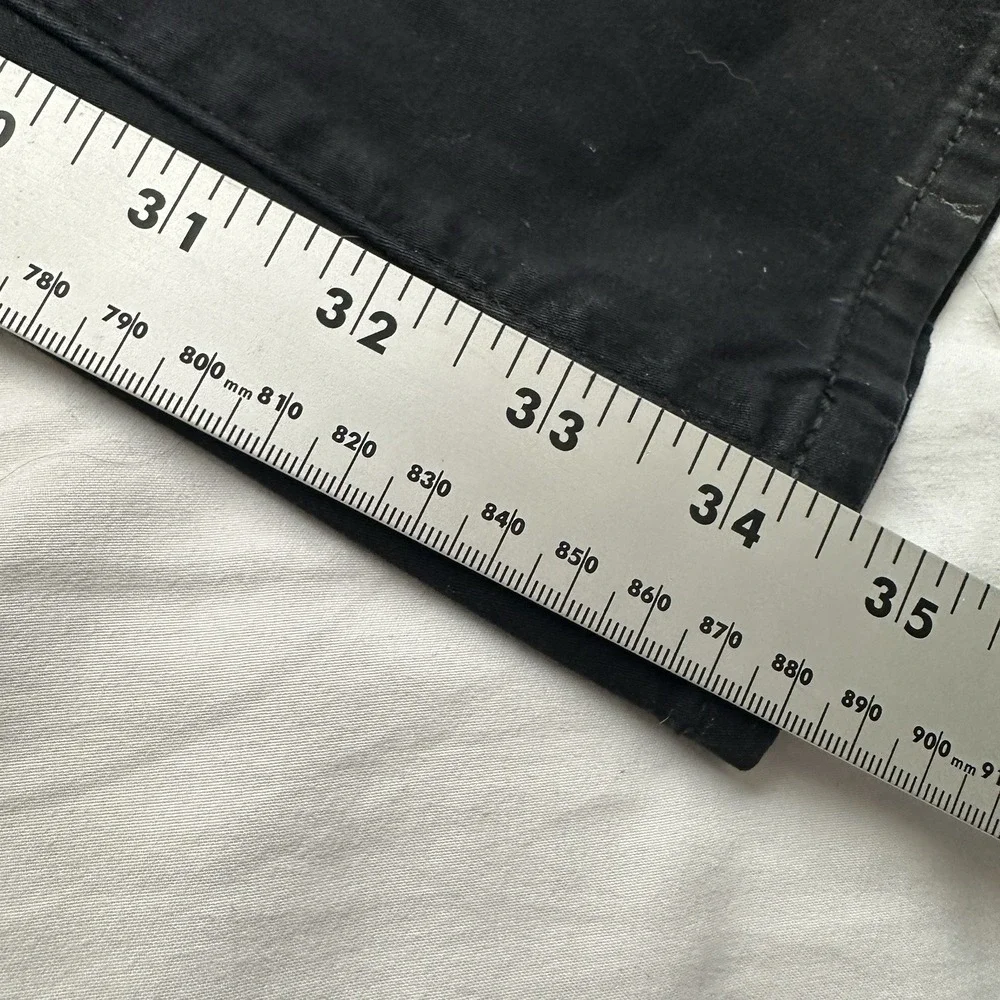 AG‎ Adriano Goldschmied The Graduate Pants Mens 36x34 Black Tailored Leg Sateen